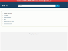 Tablet Screenshot of bit.mx